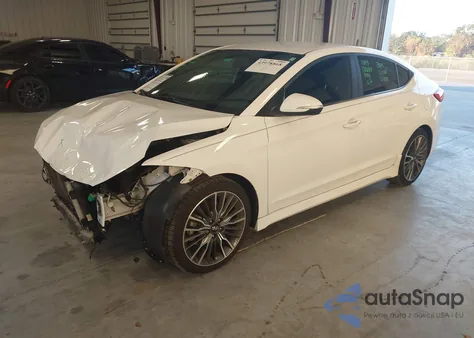 2017 Hyundai Elantra Sport из США, поврежденный, VIN KMHD04LB1HU291663